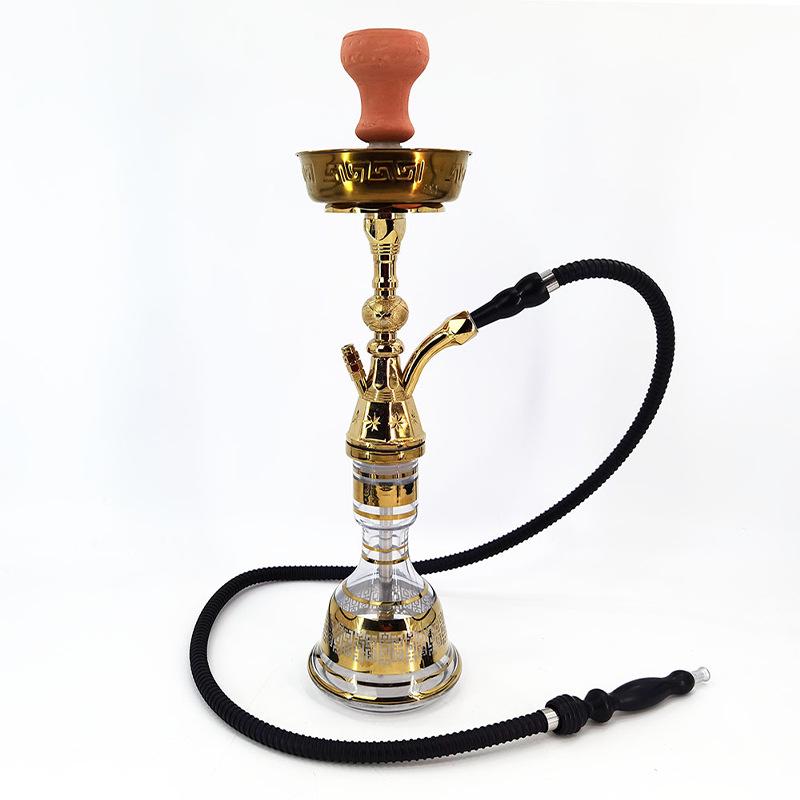 Middle Eastern-Style Arabic Hookah Set with Accessories
