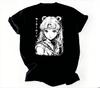 T-shirt Anime Sailor Moon Usagi Tsukino Unisexe Unisexega 2026 Nouveau Coton Été Unisexe et Femme T-shirt