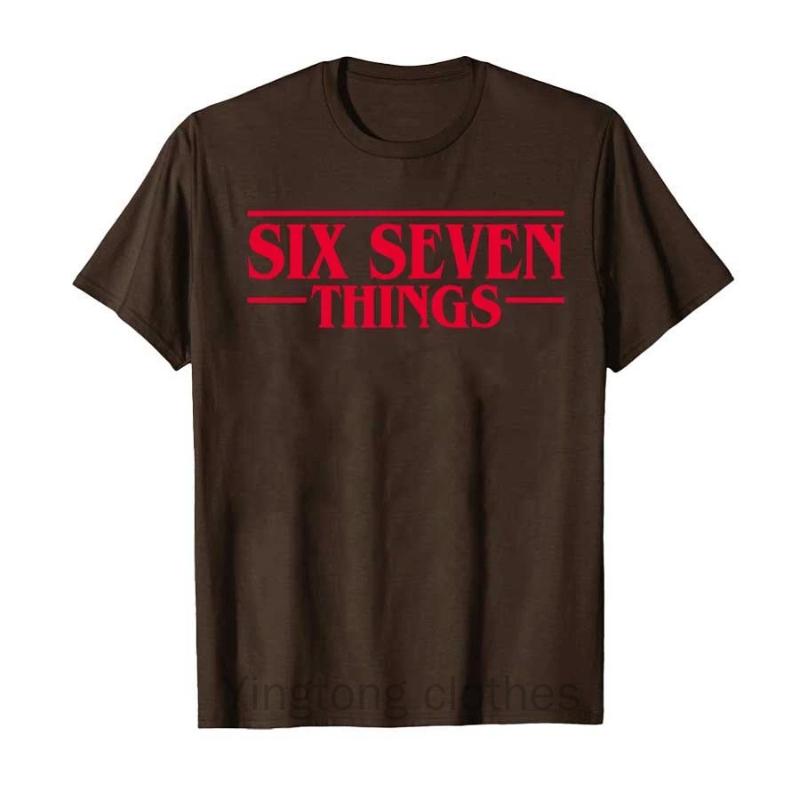 Funny Meme 67 Retro Six Seven Things T-shirt For Men Women Cotton T Shirts Short Sleeve Tops