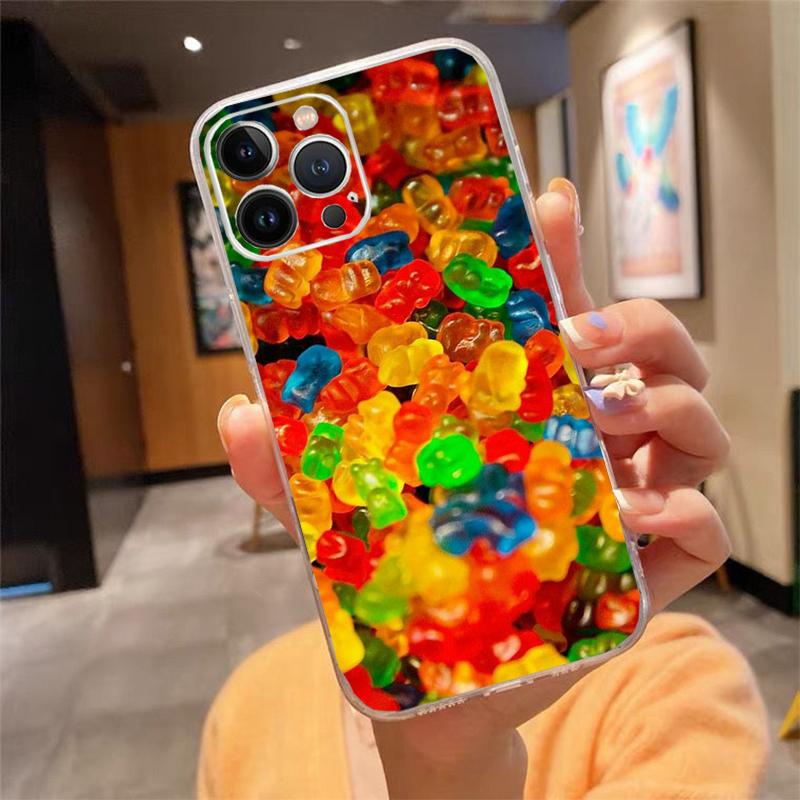 Phone Case For Iphone 17ProMax Air 16 15 14 13 Pro Max 15 16 Pro 15Plus Dessert Ice Cream Macarons Candy