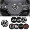 MPSGW1 Car Steering Wheel Emblem Sticker Interior Accessories For VW Polo Golf GTI Passat Scirocco Beetle Tiguan Magotan Golf 5 4 6 Mk4