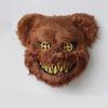 Scary Halloween Mask Realistic Bloody Bear Mask Cosplay Bloody Plush Bunny Mask  Men