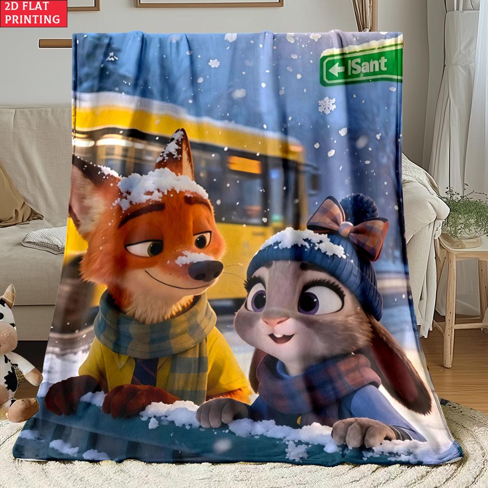 Judy & Nick Thin Flannel Blanket for Bedrooms,Living Rooms,Sofas Blankets,Lunch Breaks,Picnics,blankets Fluffy Blanket