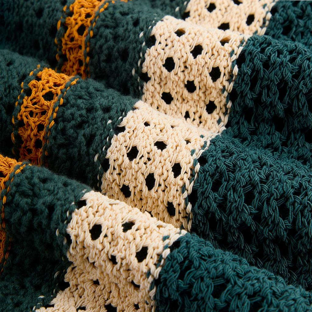 Kith Thompson Crochet Button Down Shirt Chronicle Unisex Tops Multi-Color KHM032046-329