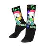 Stylish Women Men Crew Socks Brightney Cartoon Merch Comfortable Dandy's World  Breathable Stockings