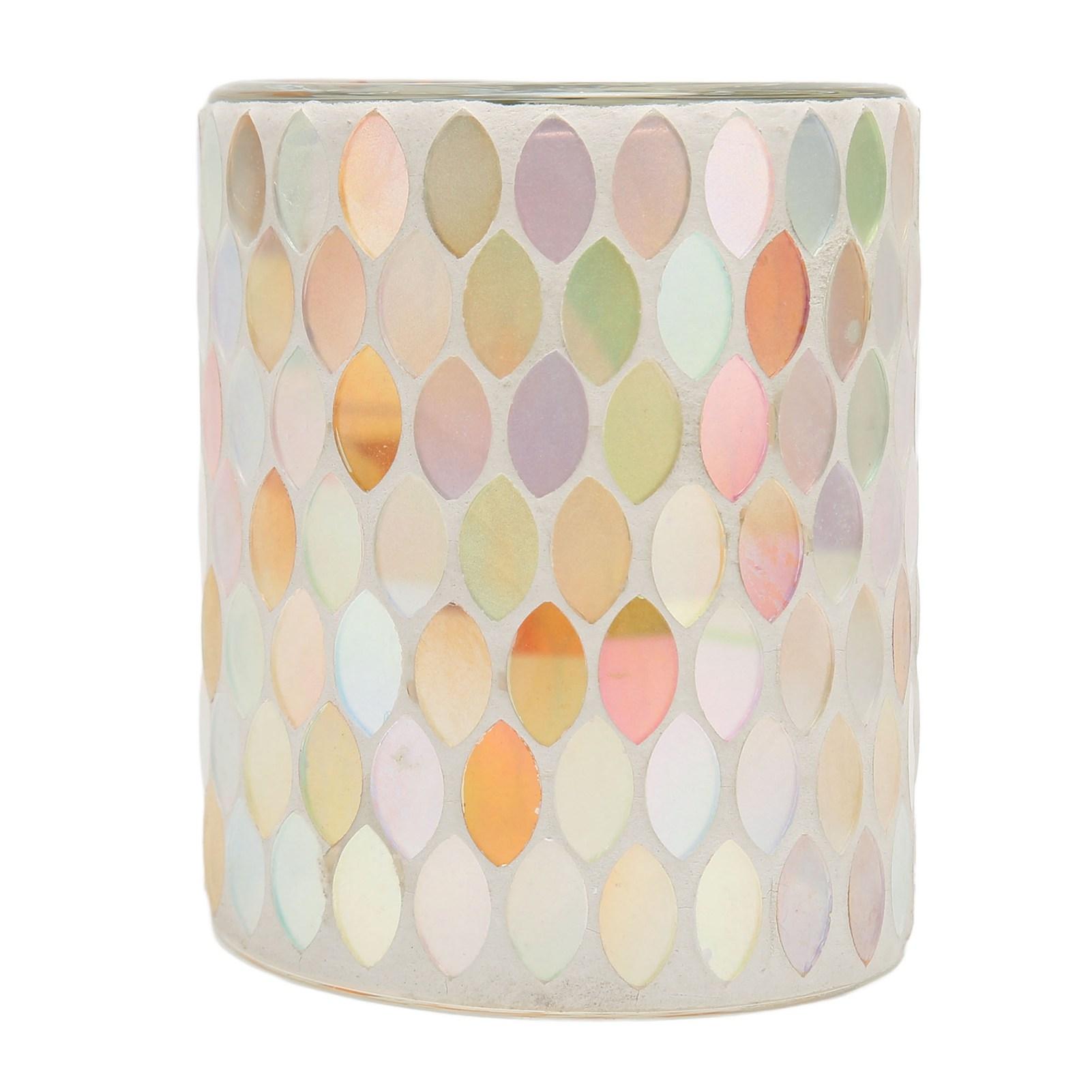 Мозаичный стеклянный подсвечник в европейском стиле, ручная работа, мозаичный стеклянный подсвечник, украшение для свадебной вечеринки, ужина, бара