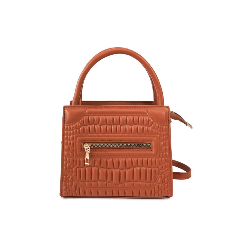 Shoulder bag New dopamine solid color fashionable solid color handbag niche texture messenger small square bag