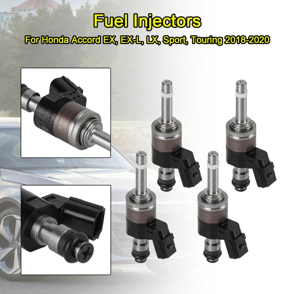 4PCS Fuel Injectors 16010-5PA-305 Fit for Honda Accord 2018-2020 CR-V 2017-2020 1.5L