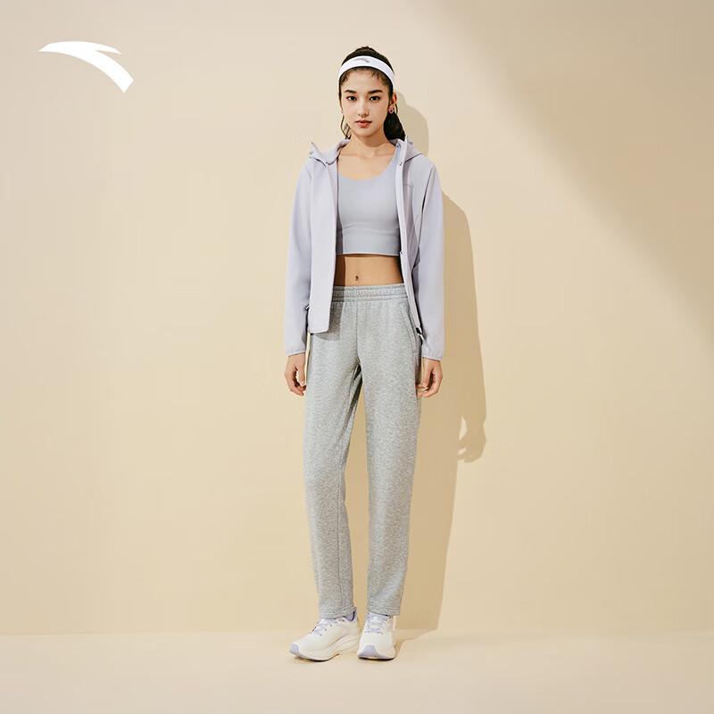 Anta Women's Fleece-Lined Casual Sweatpants