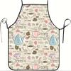 Single Pack, Apron with a Coffee Pot Design, a Cooking Gift for Both Men And Women, Perfect for Baking And Grilling