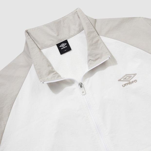 Umbro Sunshower Stand Neck Short Sleeve Anorak Beige (Uq321Cwt71)