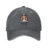Personalized Cotton Peeking Dog Cavalier King Charles Spaniel Baseball Cap for Unisex Women Adjustable Dad Hat Sports