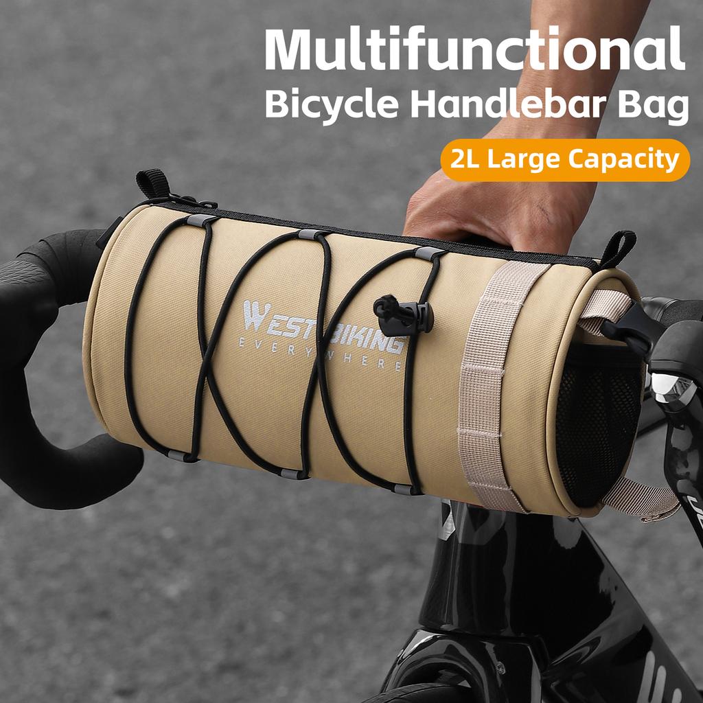 Practical Bicycle Bag Multifunctional Bike Bag Large Capacity Bike Front Storage Bags AntiDrop