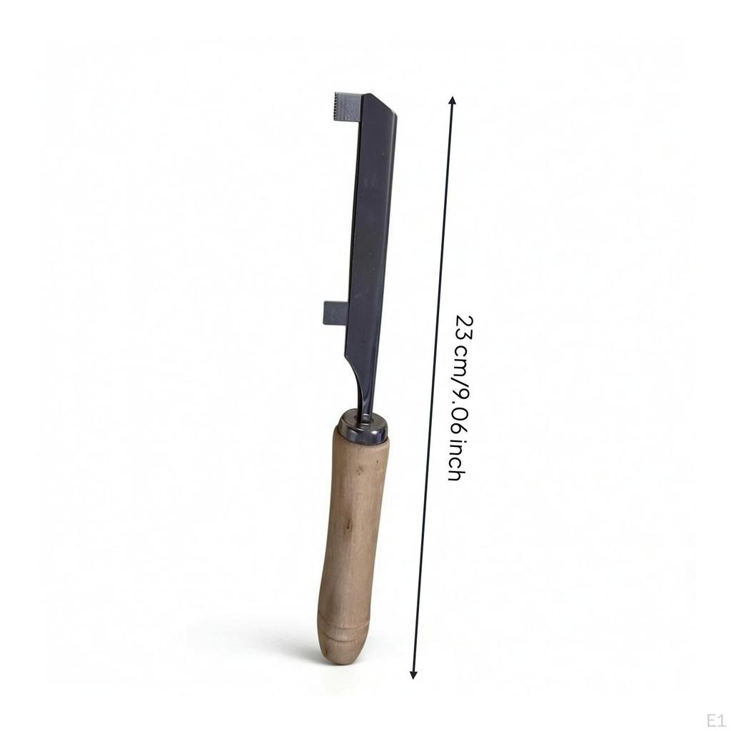 Guitar Fret Slot Cleaning Saw Hand Held with Wooden Handle Comfortable Grip