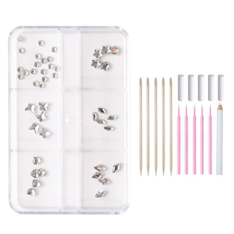 Gem Bling Dental Teeth Jewelry Set for Special Occasions Colorful Gems Accessory