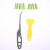 1set Caulking Tools For Tight Areas Bathroom Kitchen,Window,,Floor, Close-area Sealant Silicone Caulking Finishing Tool