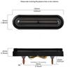 60led 3 in 1 Car LED Tail Lights Stop Turn Signal DRL Brake Lamp 12V 24V Truck Trailer Motorcycle ATV UTV Waterproof UniversalBack Up Lights 1