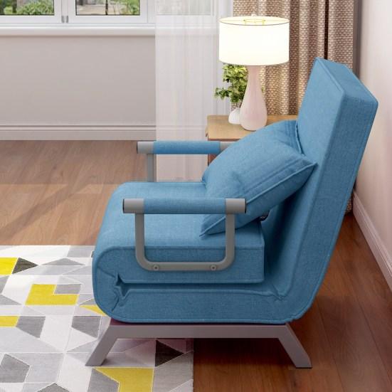 Indoor Sofa Skin-touch Ergonomic Design Soft Adjustable with 6 Seats Rest Velvet Foldable Design Sofa Chair Office Accessories