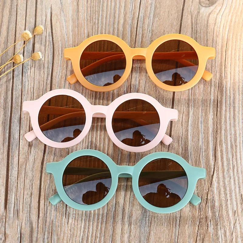 Children Sunglasses Cute Round Sun Glasses for Kids Girls and Boys UV400 Protection Women