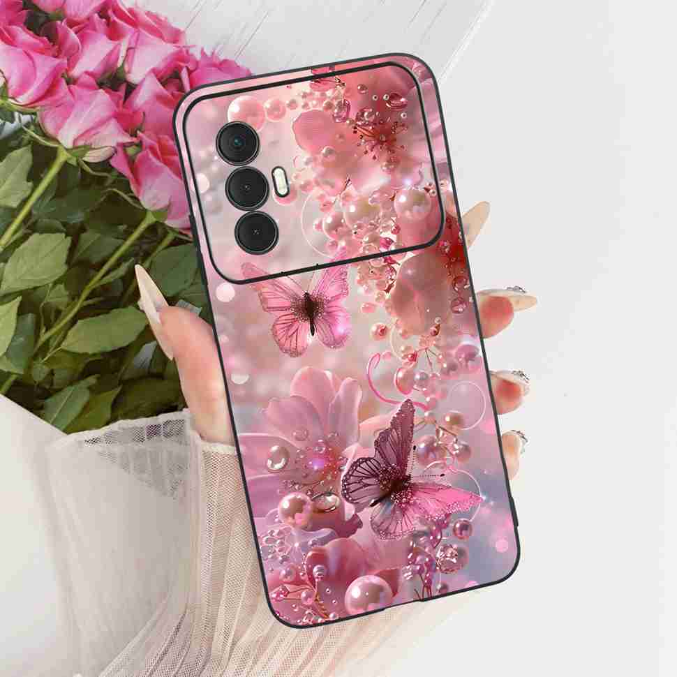 For Tecno Spark 8 Pro KG8 Casing Lovely Cartoon Protection Phone Case For Tecno Spark 8 Spark8 KG6 Soft TPU Silicon Cover