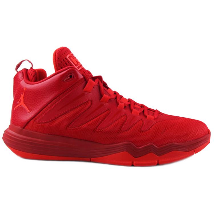 Jordan CP3 9 Cushioning Slip Resistant Coverage Lightweight Rebound Mid top Basketball Shoes Men's Red 829217-605