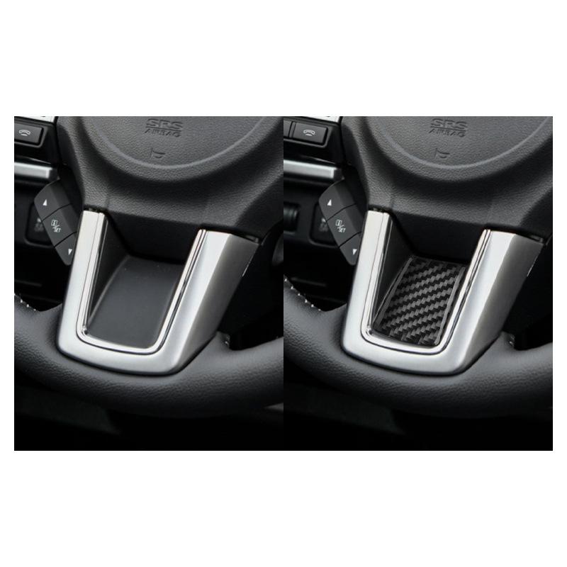 for to 13-18 Subaru Forester Carbon Fiber Steering Wheel Sequin Decorative Sticker Car Interior Modification Accessories