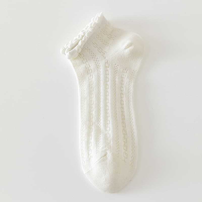 

Женские тонкие носки для весны и лета, балетные, кружевные, влагоотводящие, удобные, дышащие, однотонные, низкие 1 pair