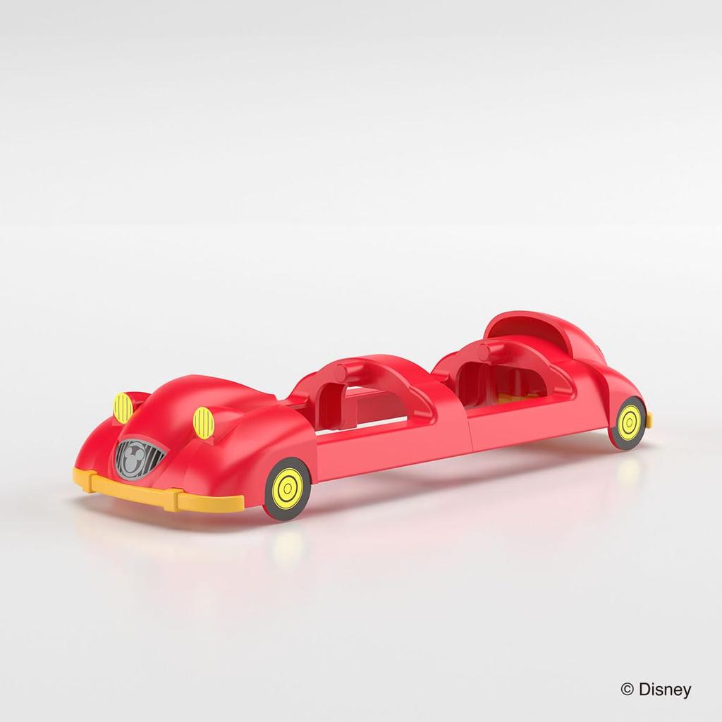 Aoshima Bunka Kyozai Rakupla Tocotoko No. DP-03 Disney Character Mickey & Minnie Pre-Colored Plastic Model