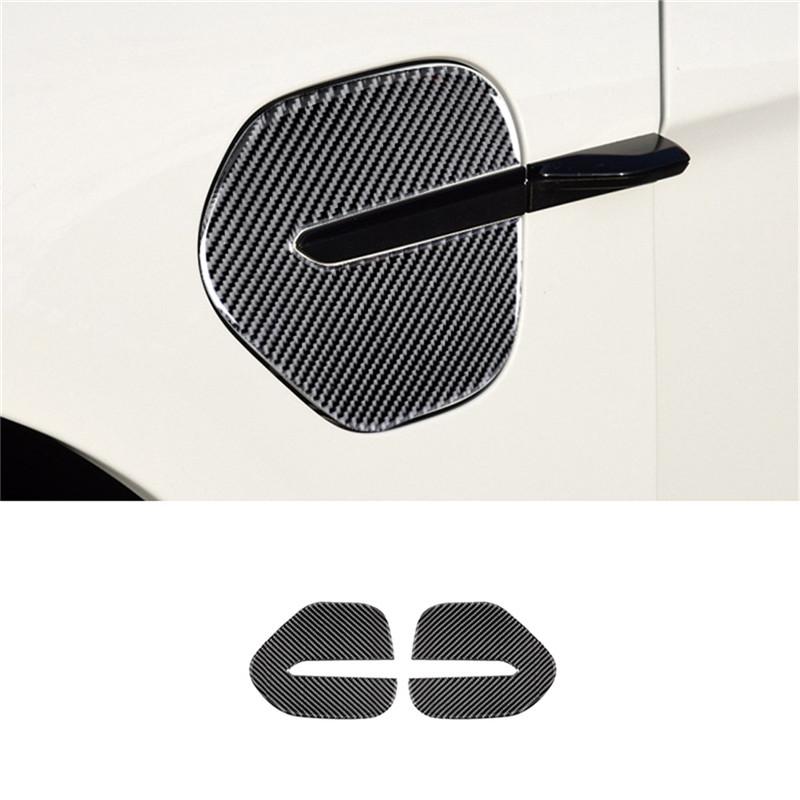 Black Car Interior Decoration Protection Carbon Fiber Sticker For Porsche Taycan 2019-2025 Auto Styling Accessories