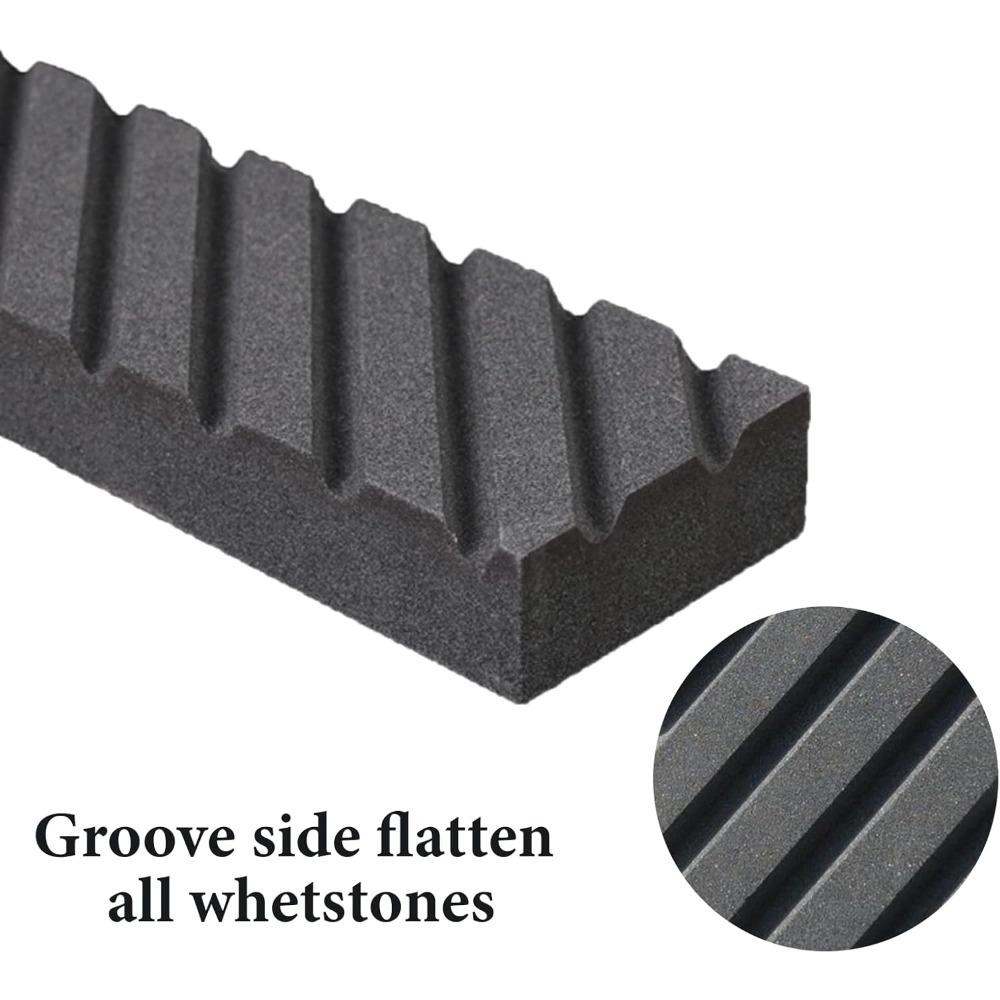 18Width6cmLength High Quality Double Sided Whetstone White CorundumHorizontal Grain Non Slip Whetstone for SharpeningMaintenance