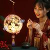 DIY Craft Kit Mid-Autumn Festival Lantern LED Glowing Cartoon Rabbit Lamp  Children