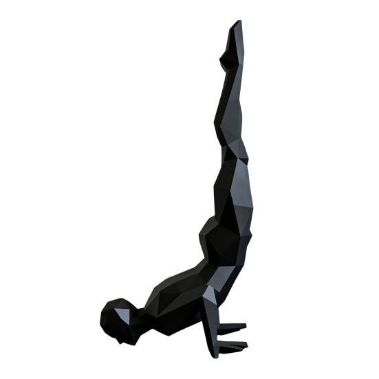 3D Printed Upside Down Rock Climber Figurine, Unique Desktop Art Decor Statue, Home Art Ornament, Gift for Climbing Yoga Lovers