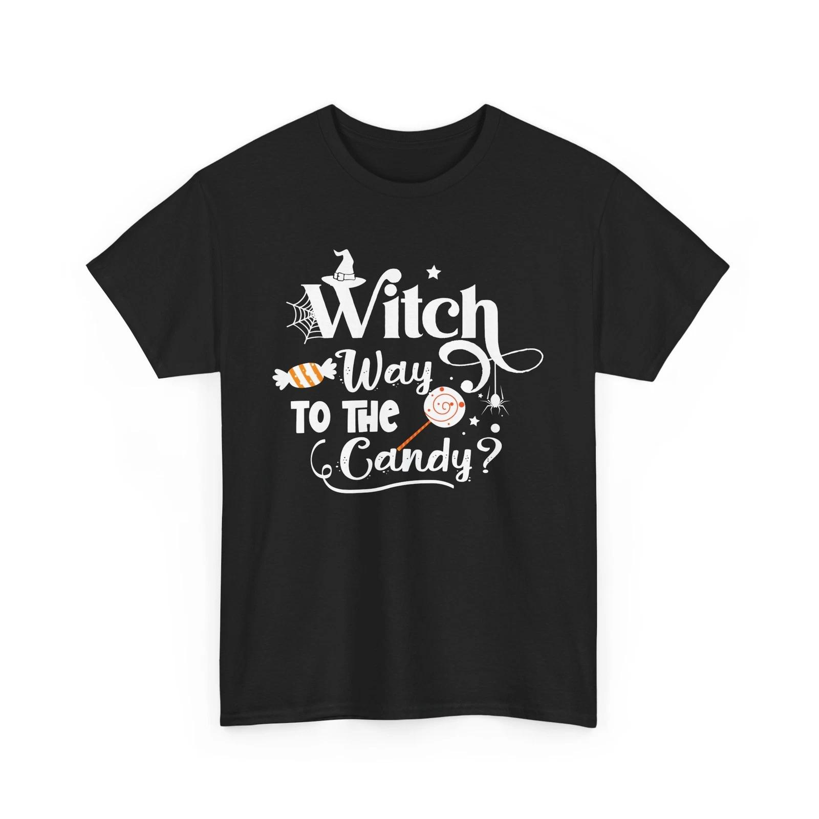 Witch Way to the Candy T-Shirt | Stylish & Gothic Witchy Fashion S