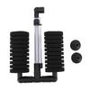 Aquarium Sponge Filter Quiet Double Submersible Foam Filter for   and   Fish  