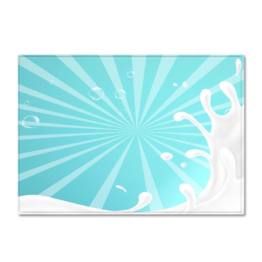 Striped Checked Large Carpet Feather Wind Bedroom Floor Mat