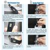 Strong Ergonomic Brake Fluid & Tire Pressure Tester Small & Lightweight for Professional Repair Man & DIY Enthusiasts