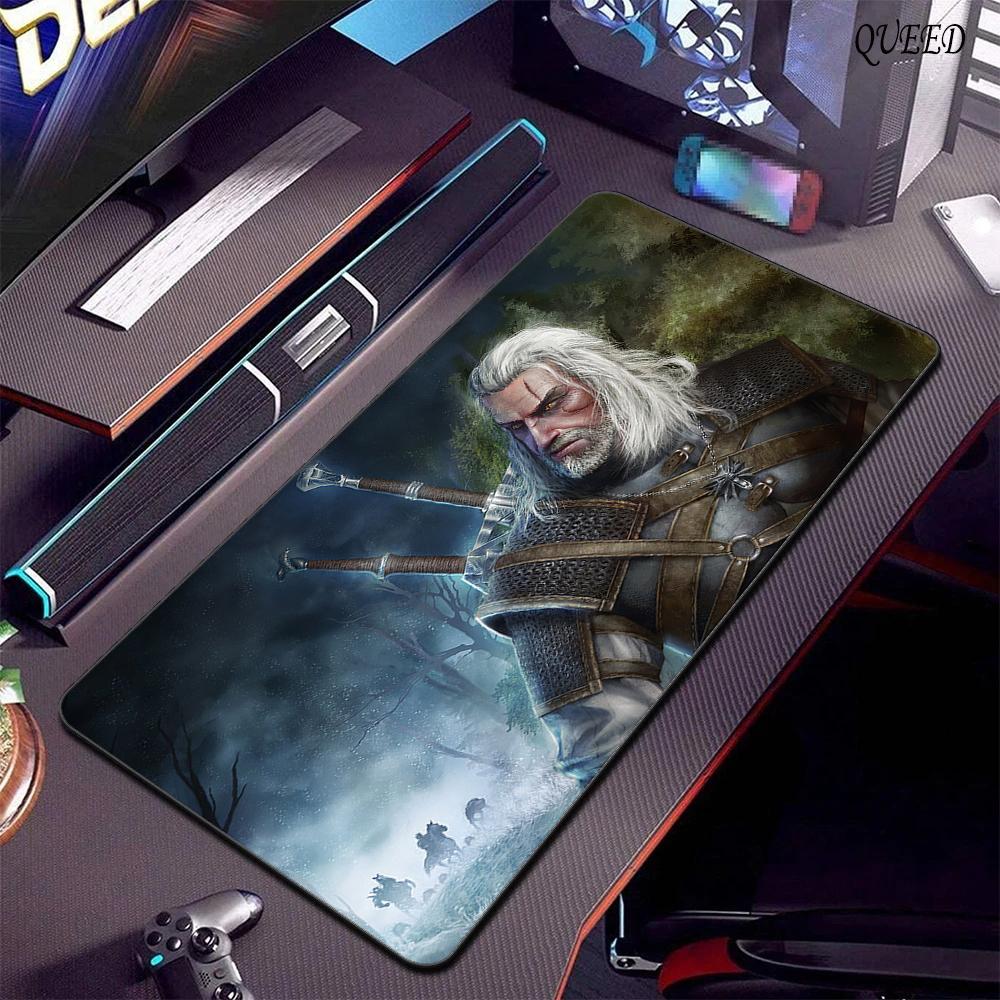 T-The W-Witchers 3 W-Wild H-Hunt Mousepad Mousepad da Gioco Tappetino XXL per Tastiera Accessori Ufficio Gomma Antiscivolo Tappetino Grande per Scrivania