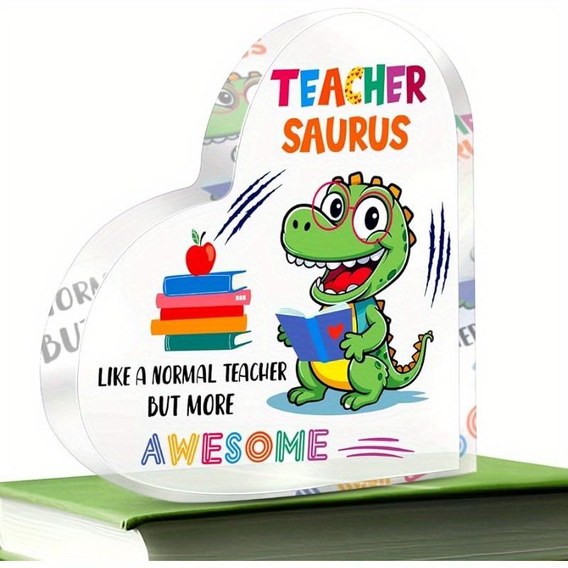 Christmas Teacher Keepsake - Paperweight Gift for Classroom & Office