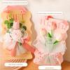 Happy Holiday 3D Flower Greeting Card Material Kit For Mother Teacher DIY Gift Idea
