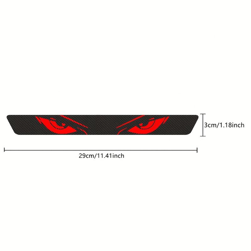 Car Brake Light Stickers, Self-adhesive Devil's Eye Decals, Suitable for Cars, Trucks, SUVs, Fun Car Decorations