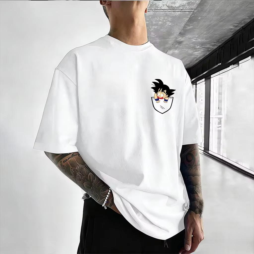 Unisex 2026 Summer Hot Selling Dragon Ball Anime Graphic High Quality Breathable Streetwear Short Sleeve T-shirt