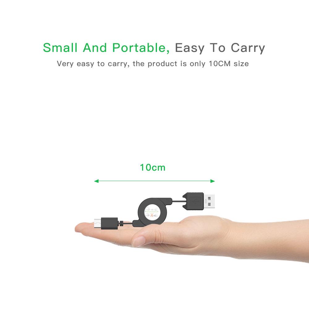 USB Type C Fast Charging Spring Cable For Samsung Huawei Type C Spring Cord Phone Charging Car Charging Sync