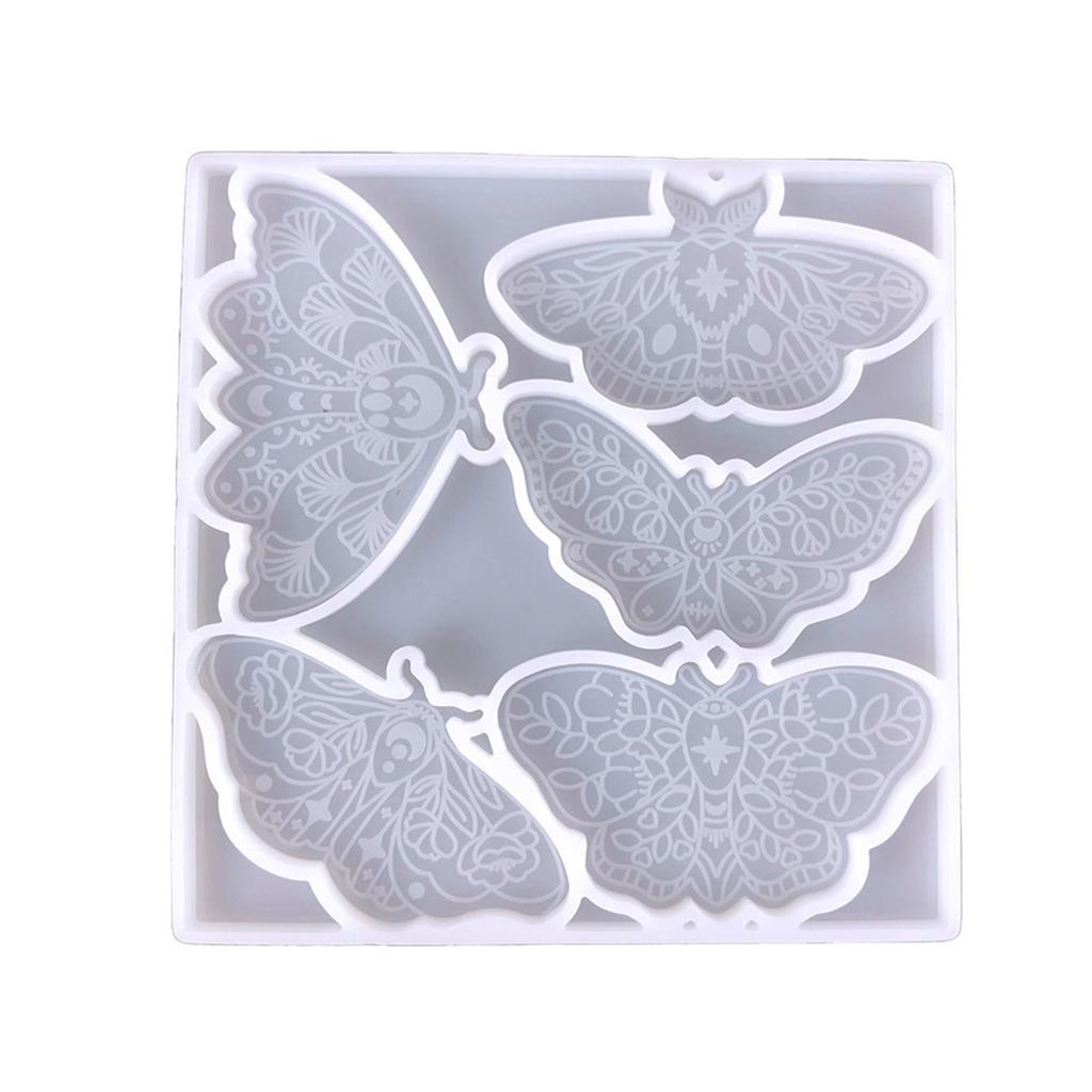 Crystal Epoxy Resin Mold Butterfly Shape Earrings Pendants Casting Mold Silicone Mould DIY Crafts Jewelry Making Tools