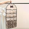 Wall Mounted Underwear Storage Hanging Bag Foldable Mesh Storage Bag  Wardrobe