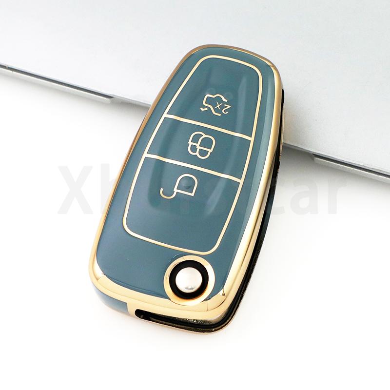 Auto Keyless For Ford Focus Galaxy Mondeo Transit Tourneo Custom Ranger C-Max S-Max Soft Fashion Tpu Car Remote Key Case Cover