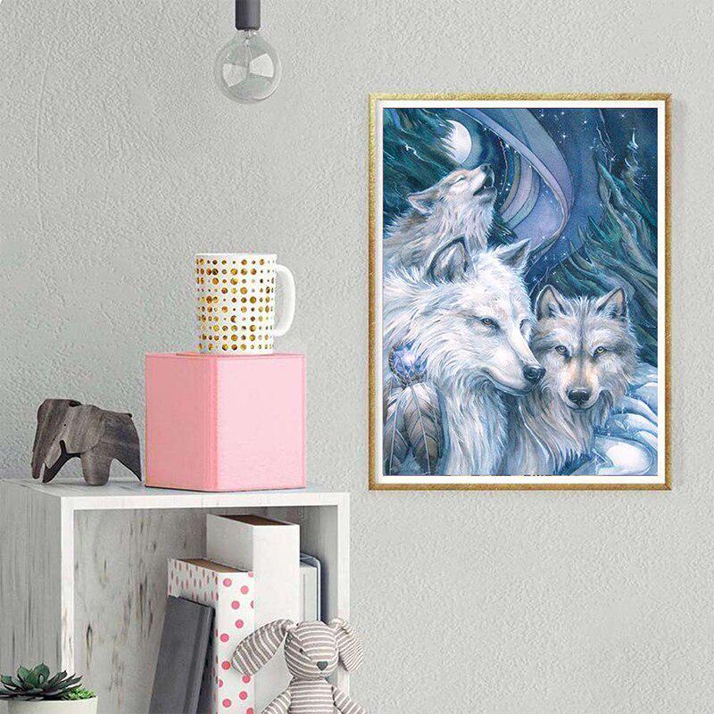 

5D DIY Алмазная картина Картина маслом Лошади Алмазная вышивка Полный алмаз 20X30CM