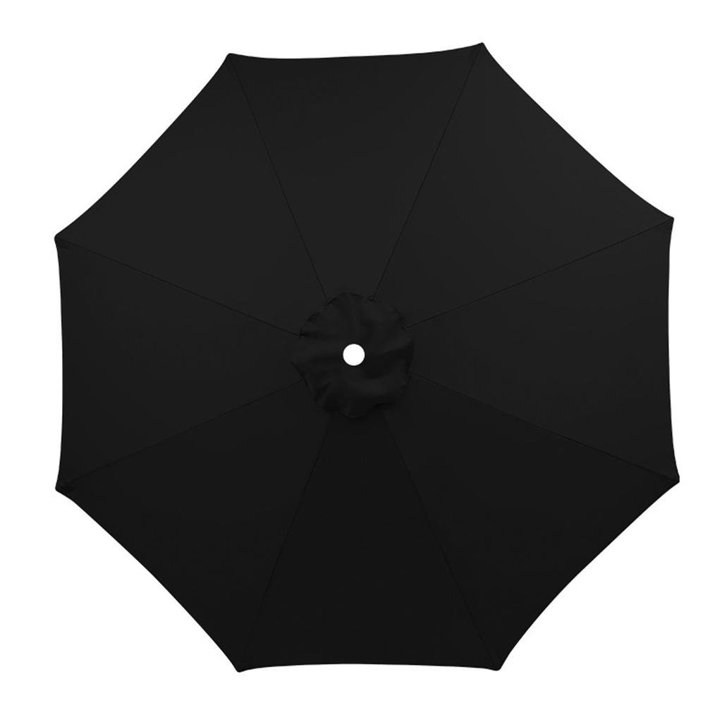 Large Outdoor Patio Umbrella with Durable Red Canopy, UV Protection, Wind Resistant, Easy Crank Lift, 8-Rib Frame for Garden, Deck, Poolside, Backyard