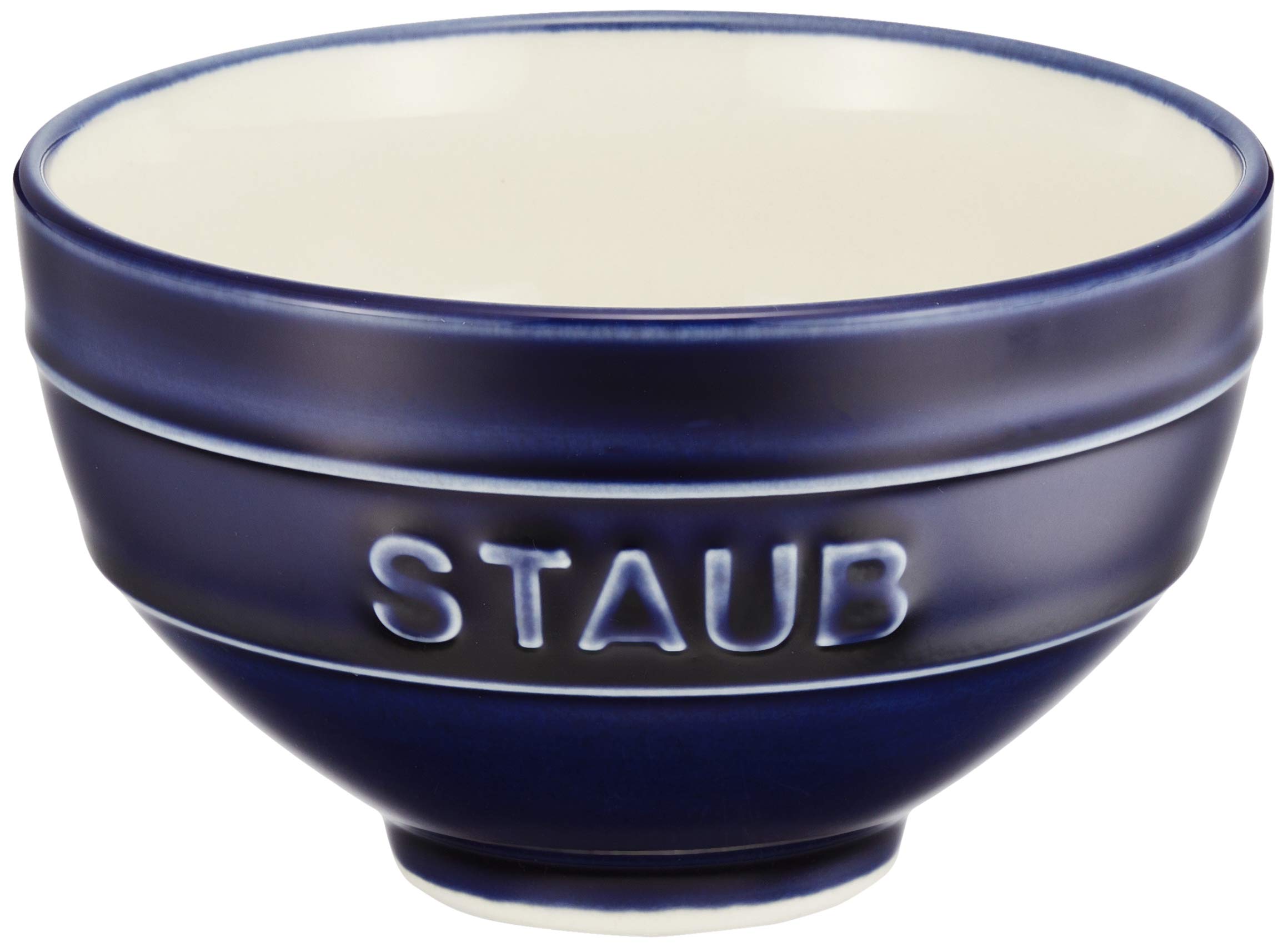 Staub Le Chawan Grand Bleu L Rice Made in Japan Product in Le Chawan Bowl, [Official Japan] 40508-545