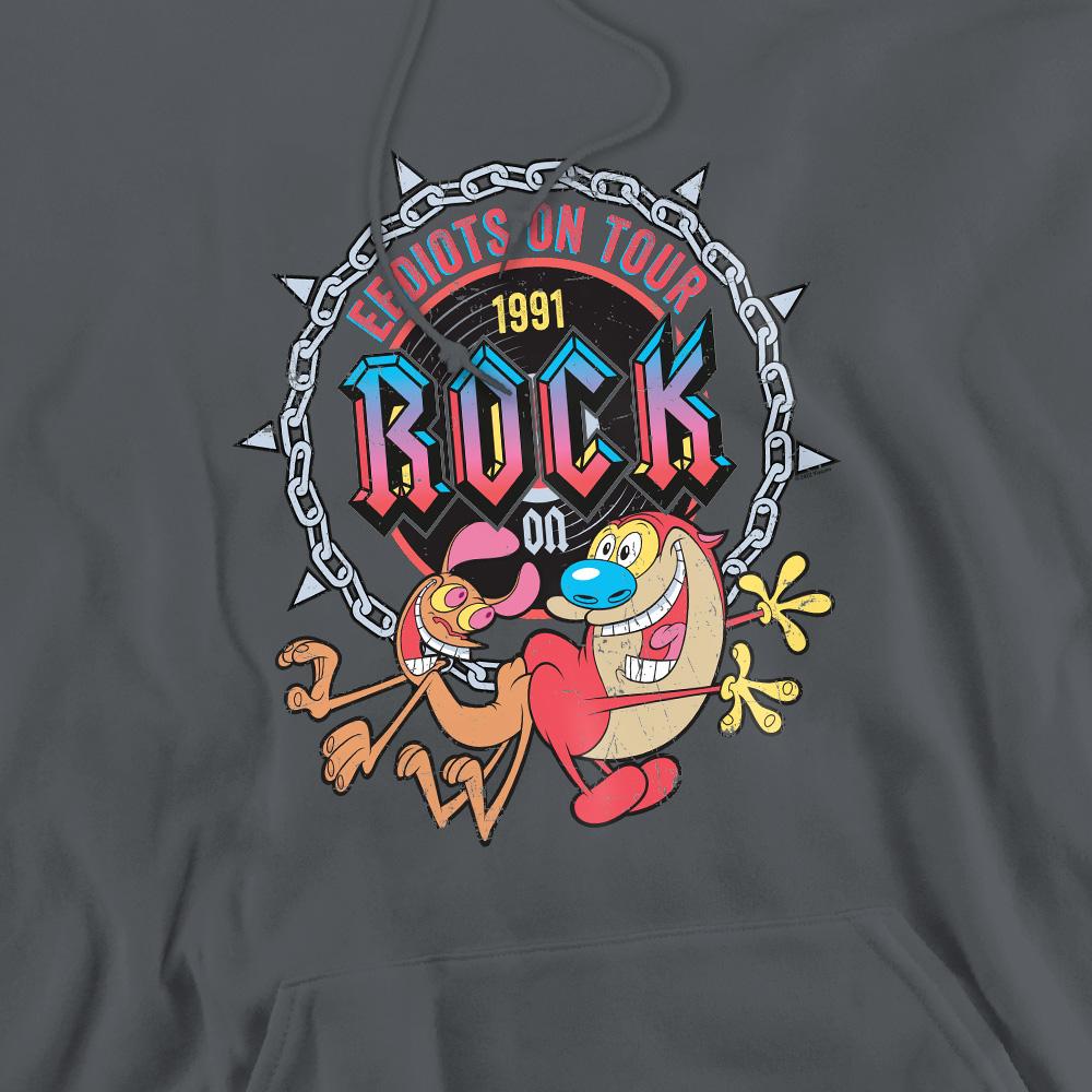 Ren & Stimpy Mens Eediots On Tour Hoodie