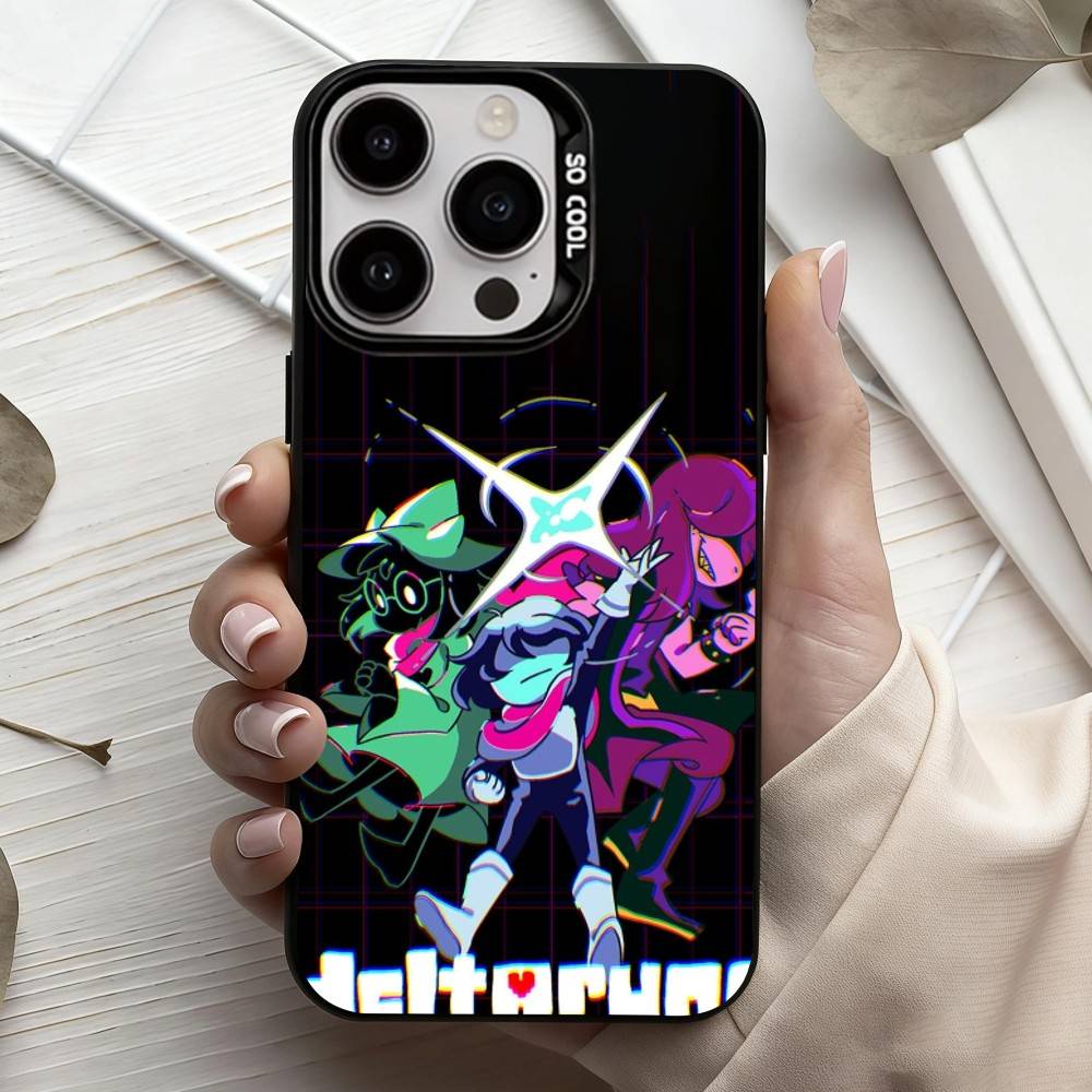 

Game D-Deltarune-E Phone Case For iPhone17,16,15,14,13,12,11 Plus,Pro Max Black Candy silver phone case iPhoneXSMAX